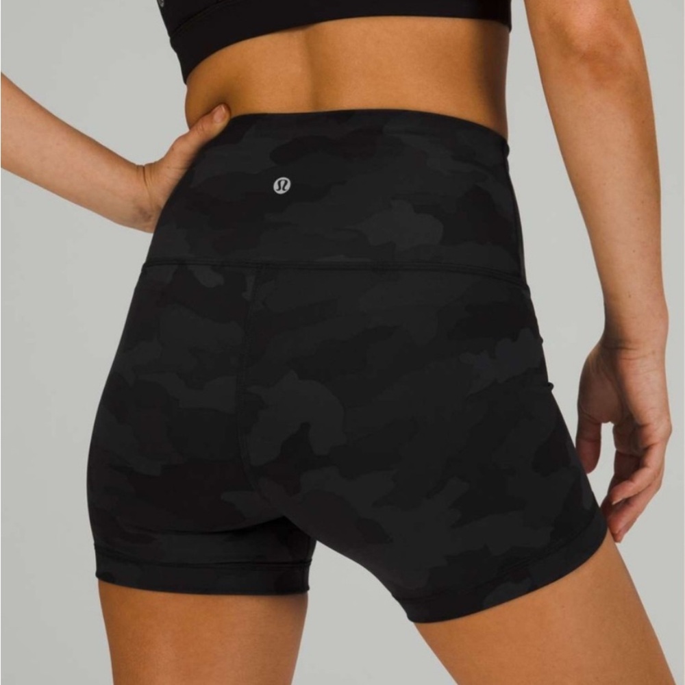 lululemon athletica black Bike Shorts
